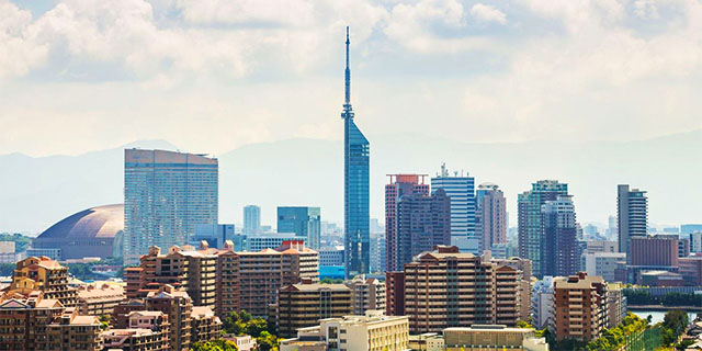 福岡(天神/博多)の街並み